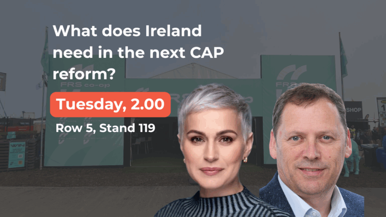 Barry Cowen and Maria Walks Join FRS Co-Op at Ploughing 2025